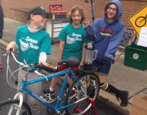Earth Day Events-Bike powered smoothie machine
